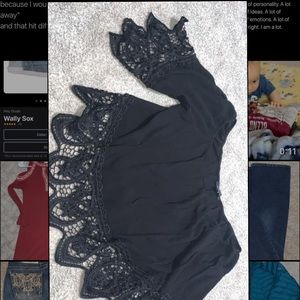 Off the shoulder shirt